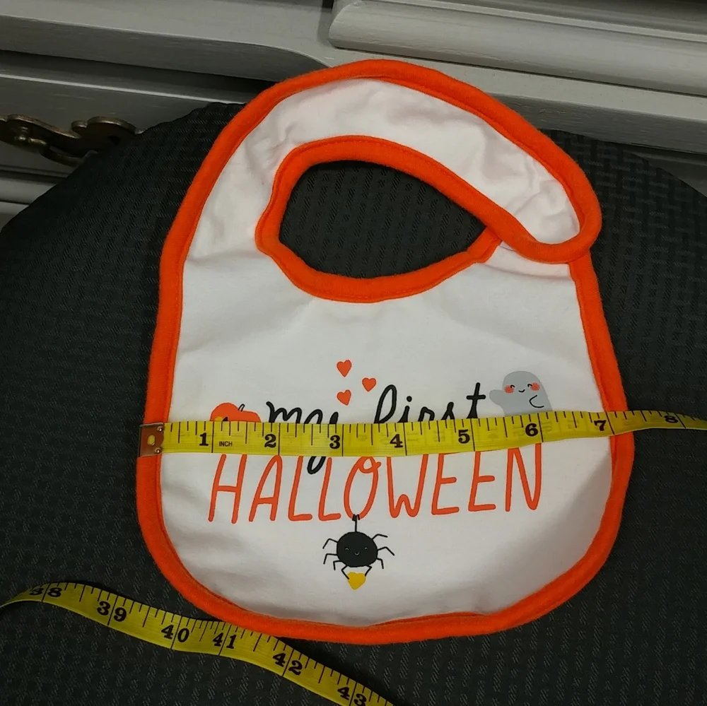 Carter's My First Halloween Baby Bib 100% Cotton